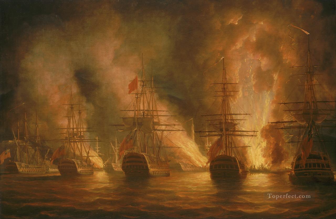 1797 年のトリニダード海戦油絵